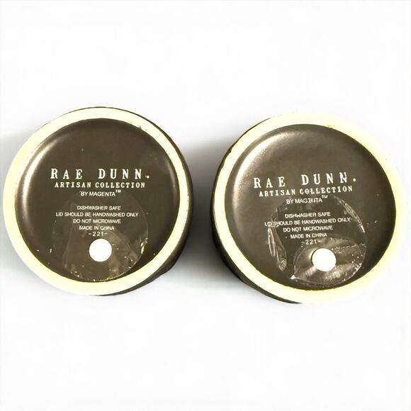 Rae Dunn Travel Mug Set Vampire Bat Juice Ceramic W/Lid Halloween New in boxes - Picture 6 of 6